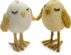 Én Gry & Sif Anhänger Küken Filz Gelb Best