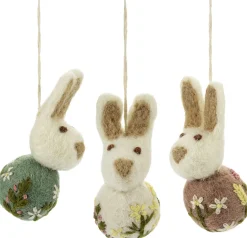 Én Gry & Sif Anhänger Osterhase Filz bestickt