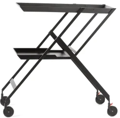 Alessi Arbeits- und Serviertisch Plico, rollbar Hot