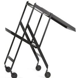 Alessi Arbeits- und Serviertisch Plico, rollbar Hot