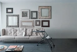 Alessi Arbeits- und Serviertisch Plico, rollbar Hot