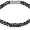 Maria Rzewuska Designerschmuck Armband gestrickt, Silber oxidiert Best