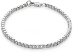 Ménard Armband Venezianer eckig, Silber New