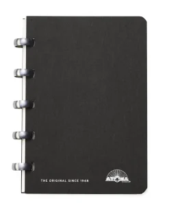 Manufactum Atoma Notizheft A6 blanko Schwarz Sale