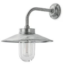 Davey Lighting Außenwandleuchte Gusseisen und Stahl rechtwinklig Best