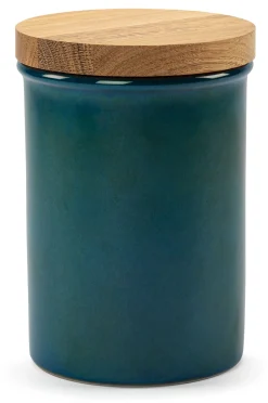 Pfeiffer-Gerhards Töpferhof Aufbewahrungsdose Steinzeug mit Eichenholzdeckel Best