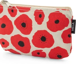 Melawear Aufräumer Blumenprint, rot-natur Outlet