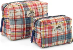 Moismont Aufräumer N° 42 kariert, rot-blau New