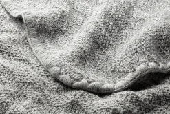 Disana Babydecke Merino-Schurwolle Grau