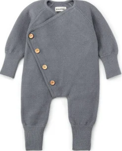 Halfen-Strickerei Baby-Strampler Merinowolle Hot
