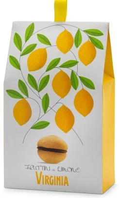 Amaretti Virginia Baci di Dama Zitronenkekse mit Schokolade Discount