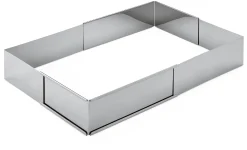 LARES Blechwarenfabrikation Backrahmen eckig Edelstahl Outlet