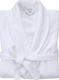 B Sousa Dias Bademantel Baumwolle Unisex Weiß Outlet