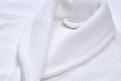 B Sousa Dias Bademantel Baumwolle Unisex Weiß Outlet