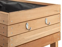 YES4.WORLD Balkonhochbeet Kirschbaumholz Sale