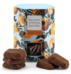 Biscuiterie Destrée Belgische Biscuits Chocolat Orange New