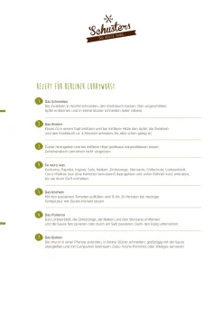 Schusters Würzerei Berliner Currywurst Gewürze Outlet