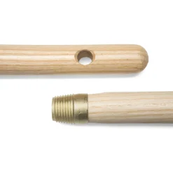 Besenstiel Eschenholz mit Gewinde