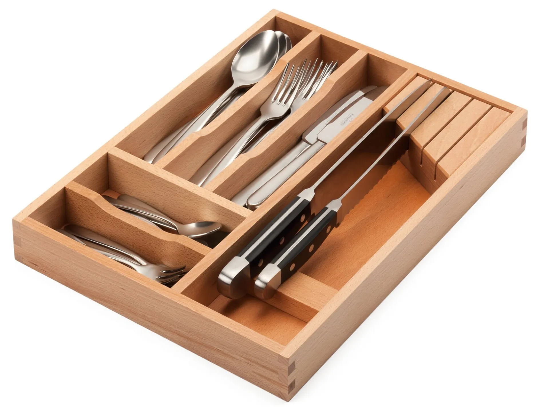 BREKA Besteck- und Messereinsatz Buchenholz Clearance