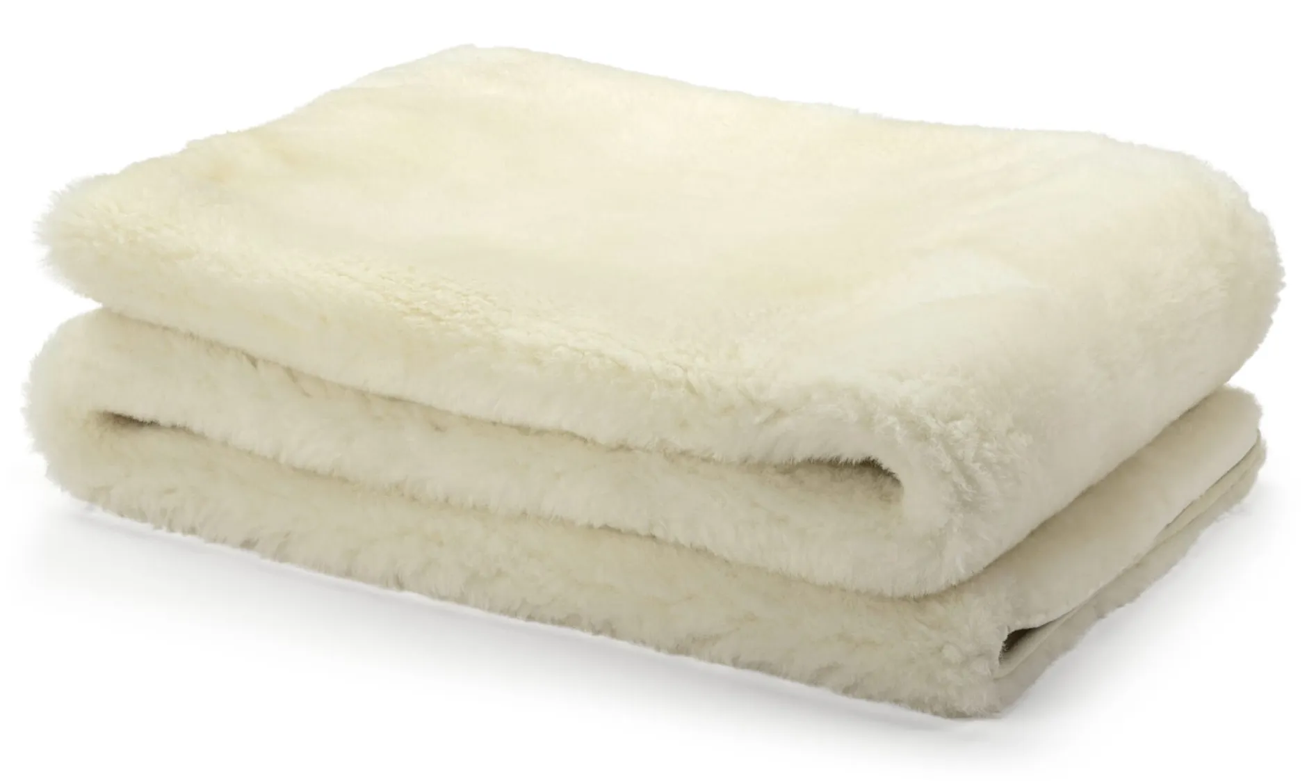 Hofbrucker Bettauflage Lammfell olivengegerbt