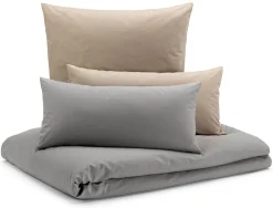 Manufactum Bettbezug Baumwolle Taupe