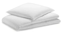 Evelyn Kahle Bettbezug Feinsatin Weiß New