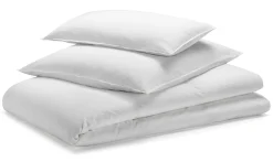 Evelyn Kahle Bettbezug Feinsatin Weiß New