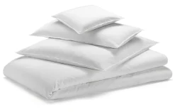 Evelyn Kahle Bettbezug Feinsatin Weiß New