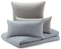 Sampedro Bettbezug Flanell Fischgrat Blau Clearance