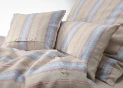 Leinenweberei Hoffmann Bettbezug Leinen gestreift New