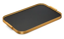 Kaymet London Bett-Tablett Aluminium faltbar Schwarz Best