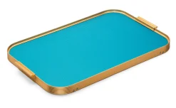 Kaymet London Bett-Tablett Aluminium faltbar Türkis Best