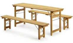 Elefant Möbel Biergartengarnitur Robinienholz