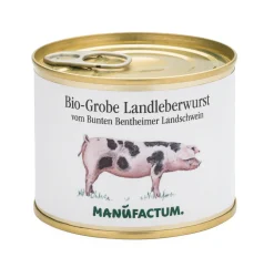 Manufactum Bio-Grobe Leberwurst vom Bunten Bentheimer Landschwein Outlet