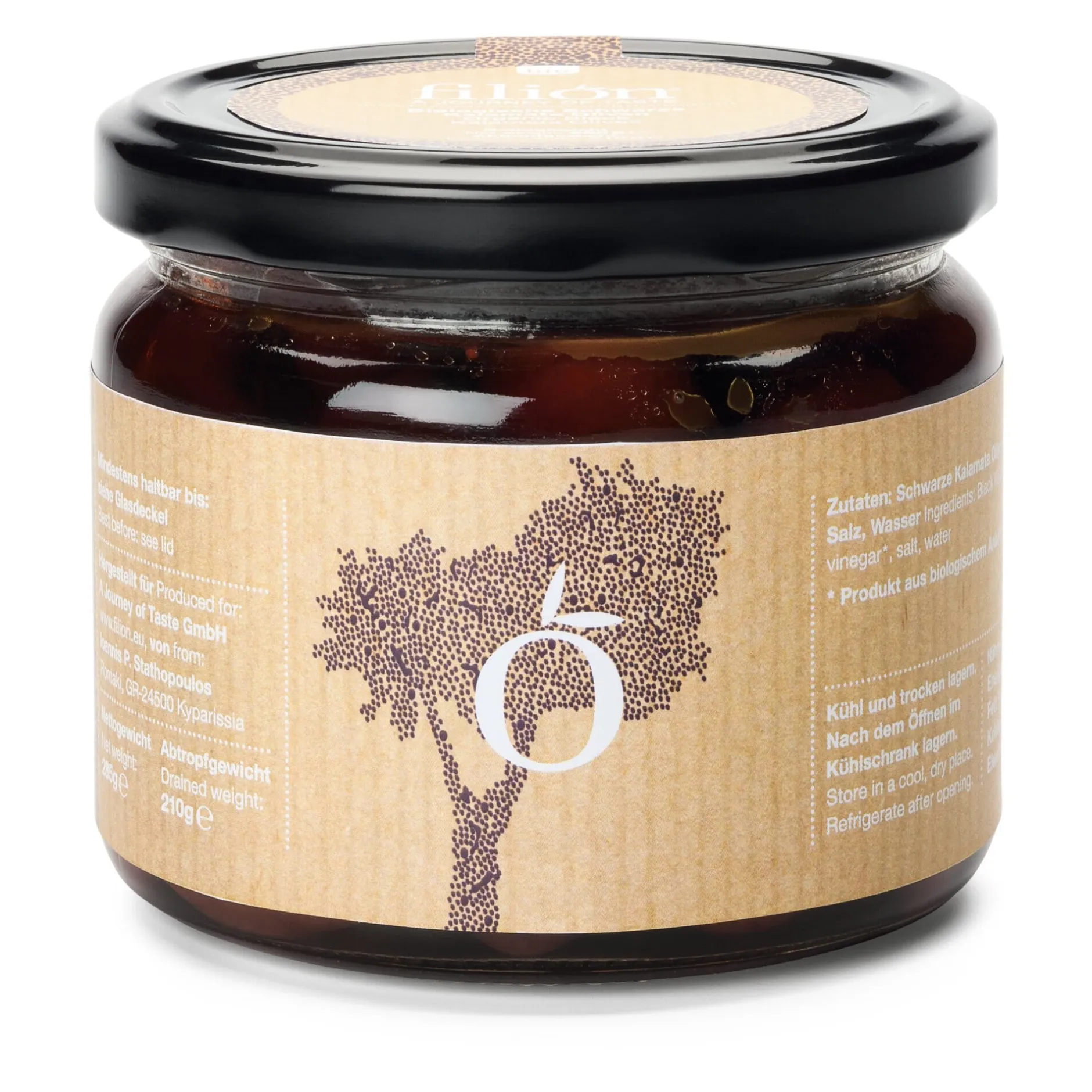 Filion A Journey of Taste Bio-Kalamata Oliven aus Griechenland Clearance