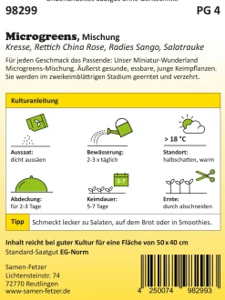 Samen-Fetzer Bio-Saatgut Microgreens Hot