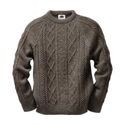 Black Sheep Aran-Pullover Braun