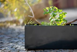 industriestil Blumenkasten Stahl Anthrazit Hot