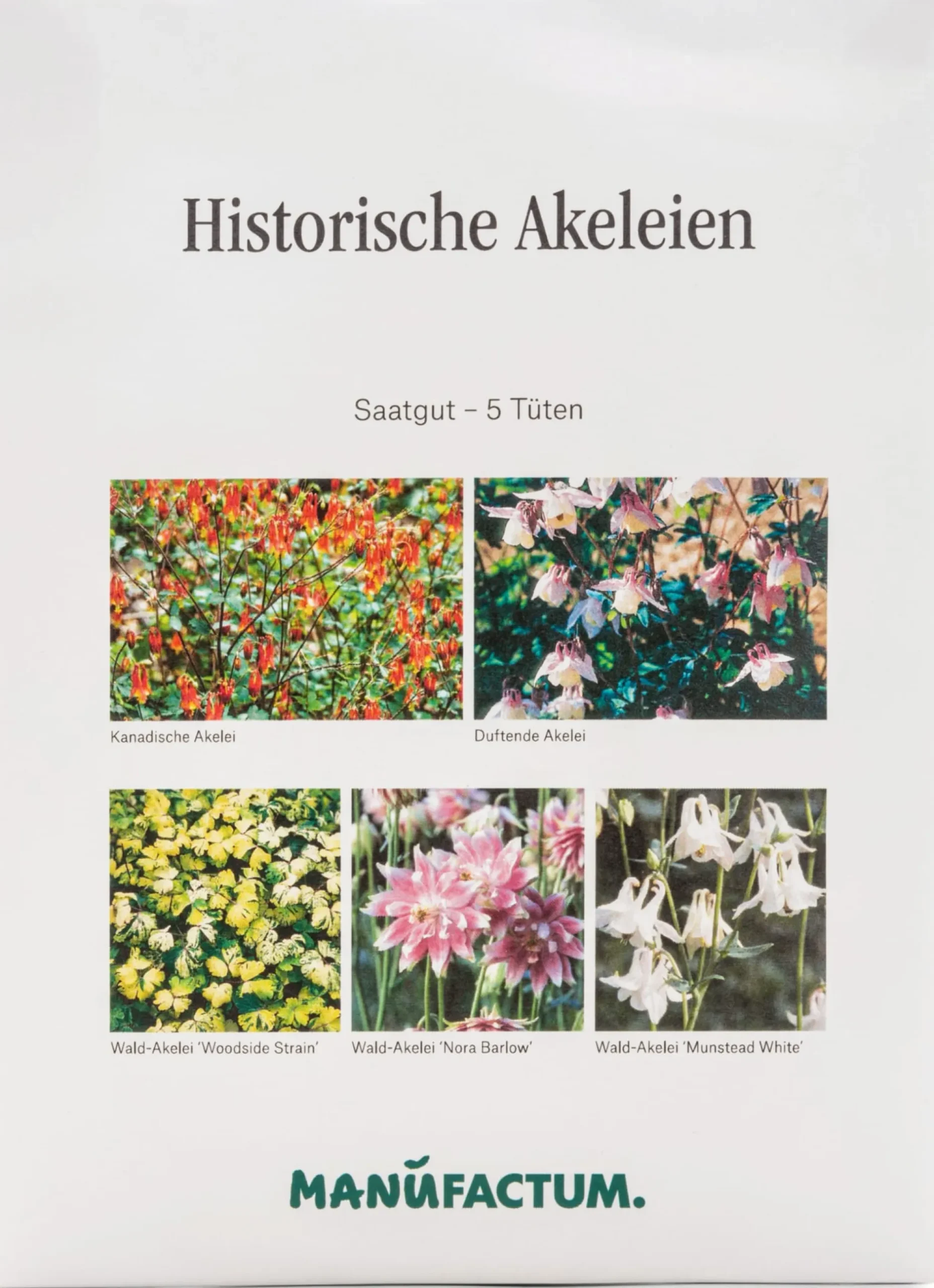 Manufactum Blumensamen Historische Akeleien New