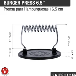 Victoria Brat- und Grillgut-Presse Gusseisen Sale