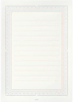 Midori Briefpapier Letterpress Hot