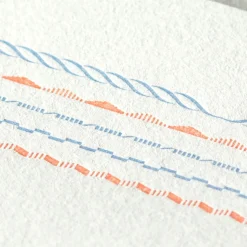 Midori Briefpapier Letterpress Hot