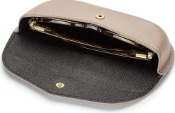 Il Bisonte Brillenetui Rindleder, taupe Best