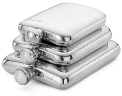 Pinder Bros Britischer Flachmann Zinn