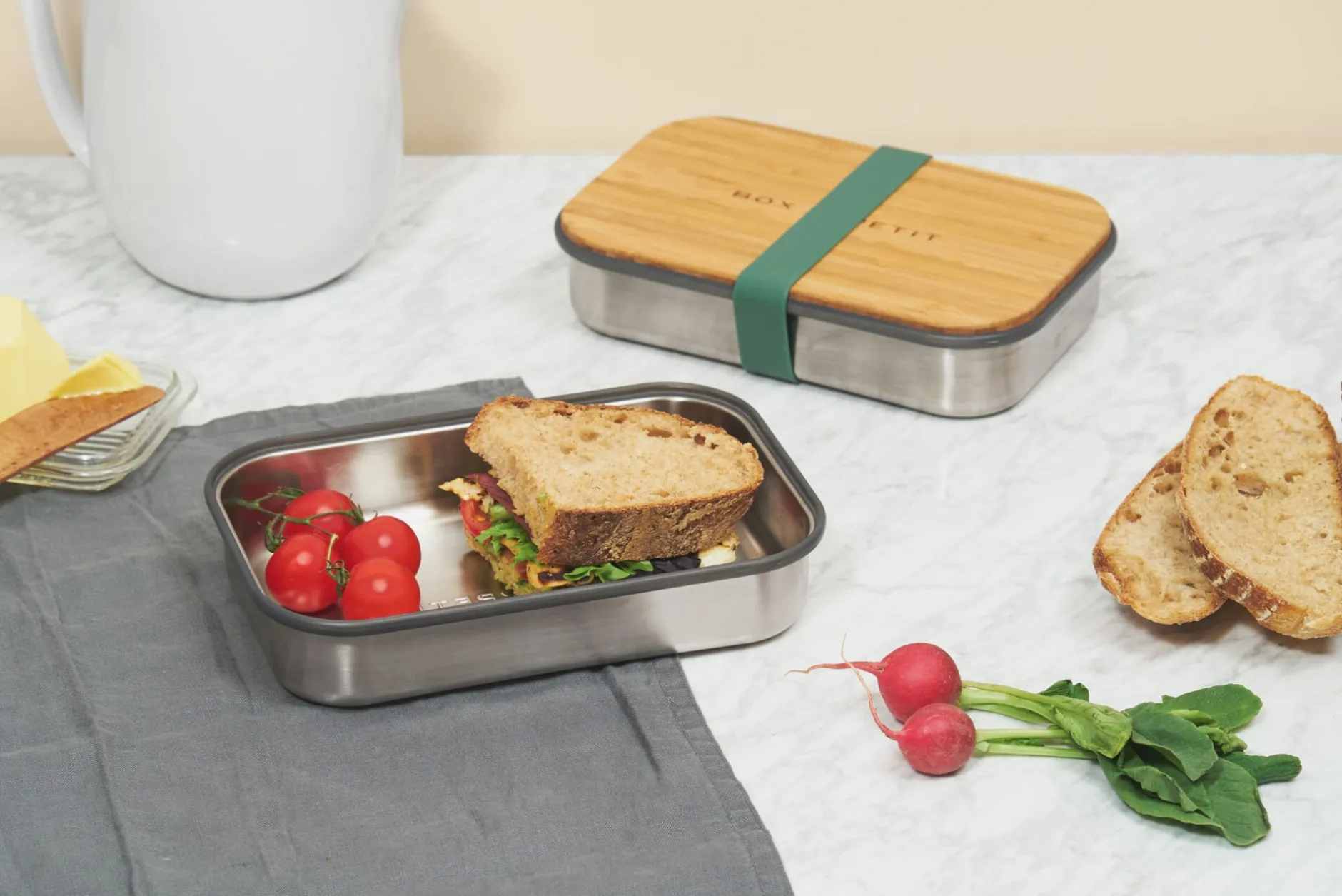 Brotdose Appetit Grün Sale