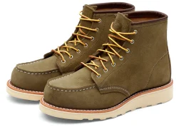 Red Wing Shoe Company Damen Moc Boot Rauleder Oliv Discount