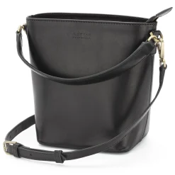 O My Bag Damen Schultertasche midi Schwarz New