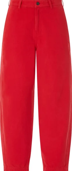 Armedangels Damen-Barrel-Pants Canvas Rot Best