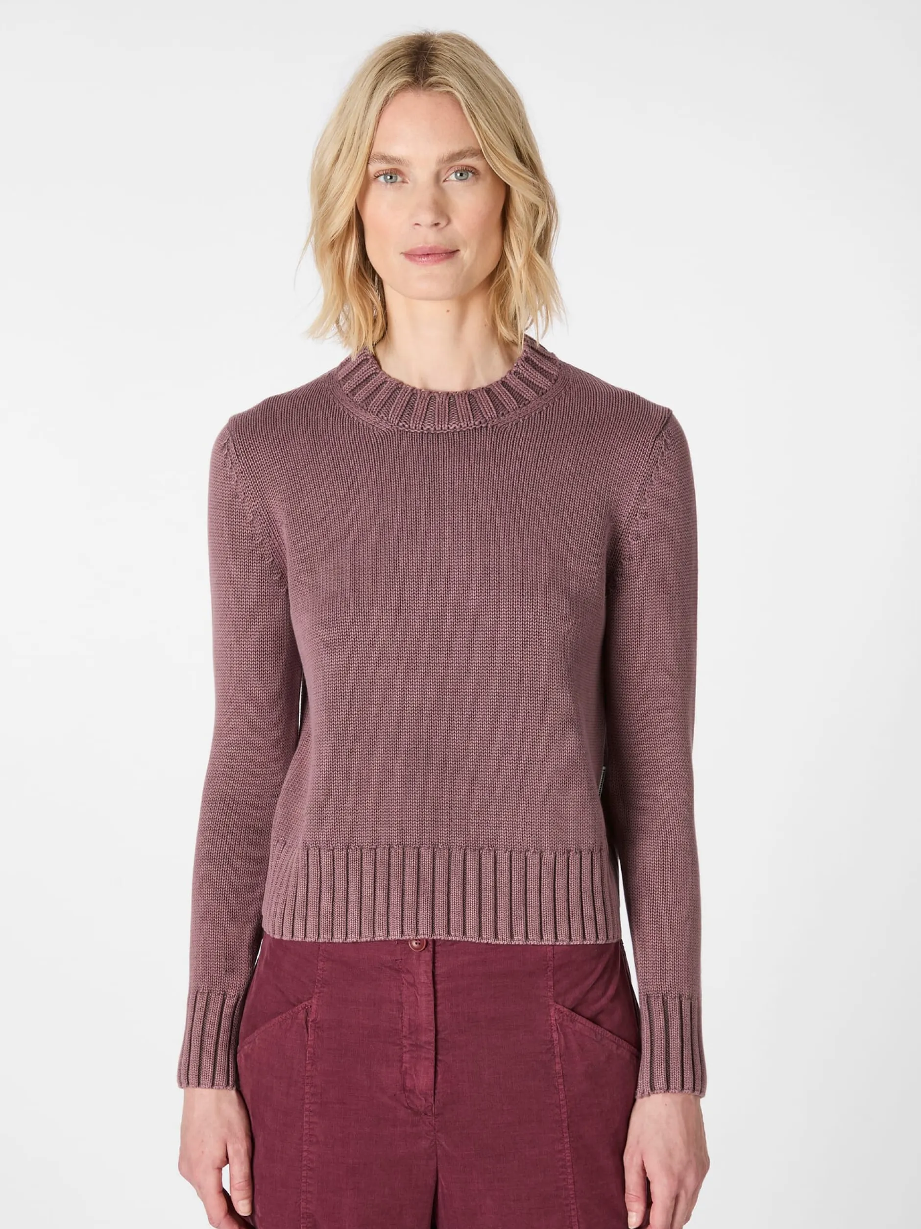 Armedangels Damen-Baumwollpullover Mauve