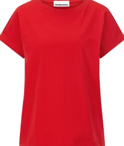 Armedangels Damen-Baumwollshirt Rot Outlet
